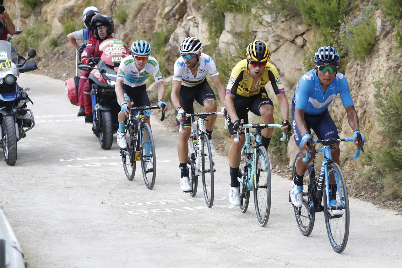 Quintana, Roglic, Lopez, and Valverde emerged as the strongest four