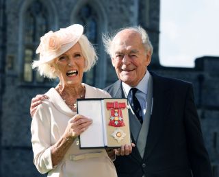 Dame Mary Berry and husband Paul Hunnings