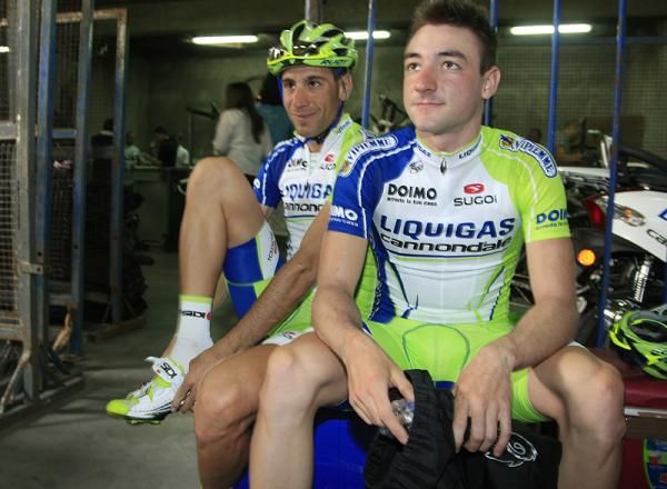 Vincenzo Nibali and Elia Viviani (Liquigas-Cannondale)