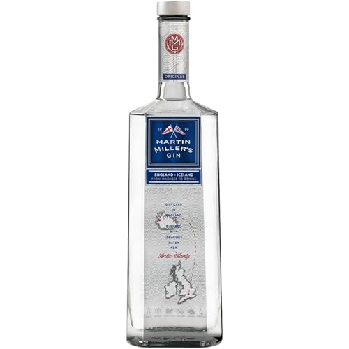 Martin Miller&#039;s Gin, Original Gin - Super Premium Gin, Icelandic Water, Distilled in England - 40 Percent Abv 70cl Bottle (0.7l)