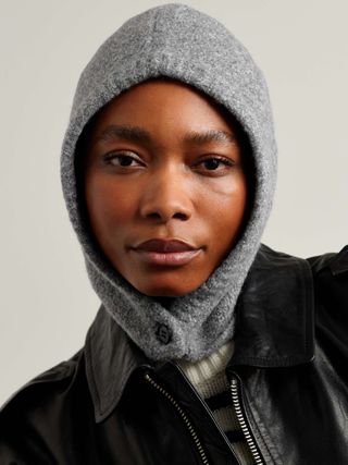 Ilo Cashmere-Blend Bouclé Balaclava