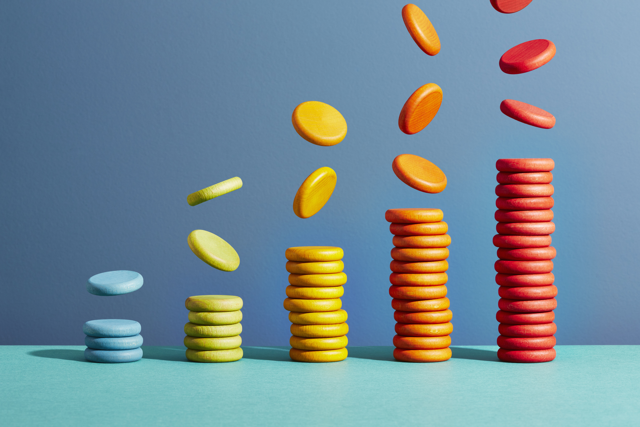 The best cash ISAs &ndash; coins stacked high concept