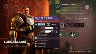 Destiny 2 iron banner lord saladin vendor loot