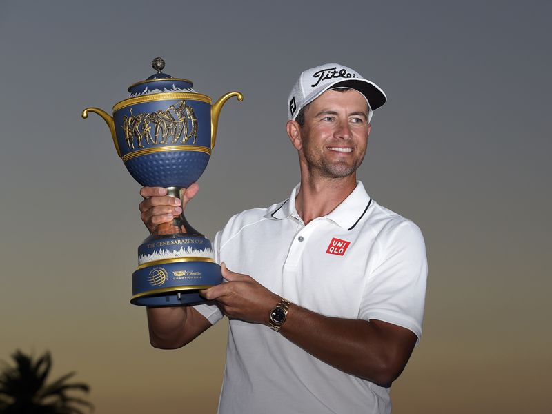 Adam Scott won last year&#039;s WGC-Cadillac Championship