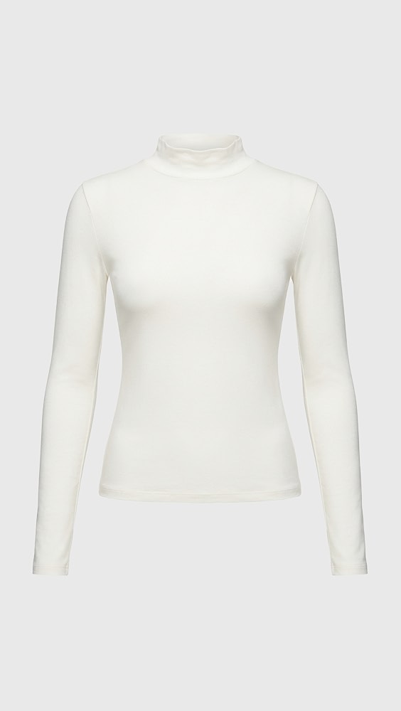 The Shadow Turtleneck Tee - Cream