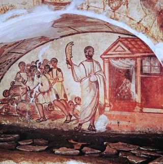 early christian catacombs under rome