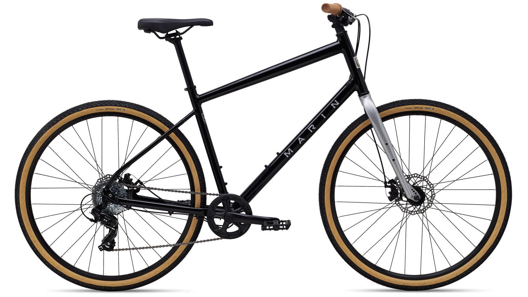 A side view of the Marin Kentfield 1 on a blank background