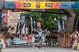 Tyler Williams (LEGION) takes the win in Salt Lake Criterium