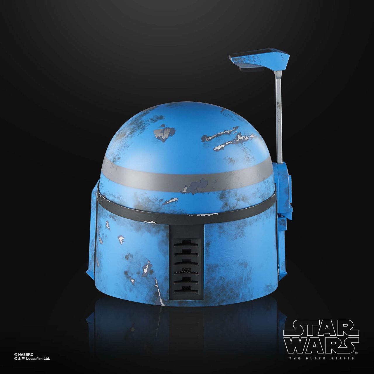 Axe Woves helmet posed against a dark background