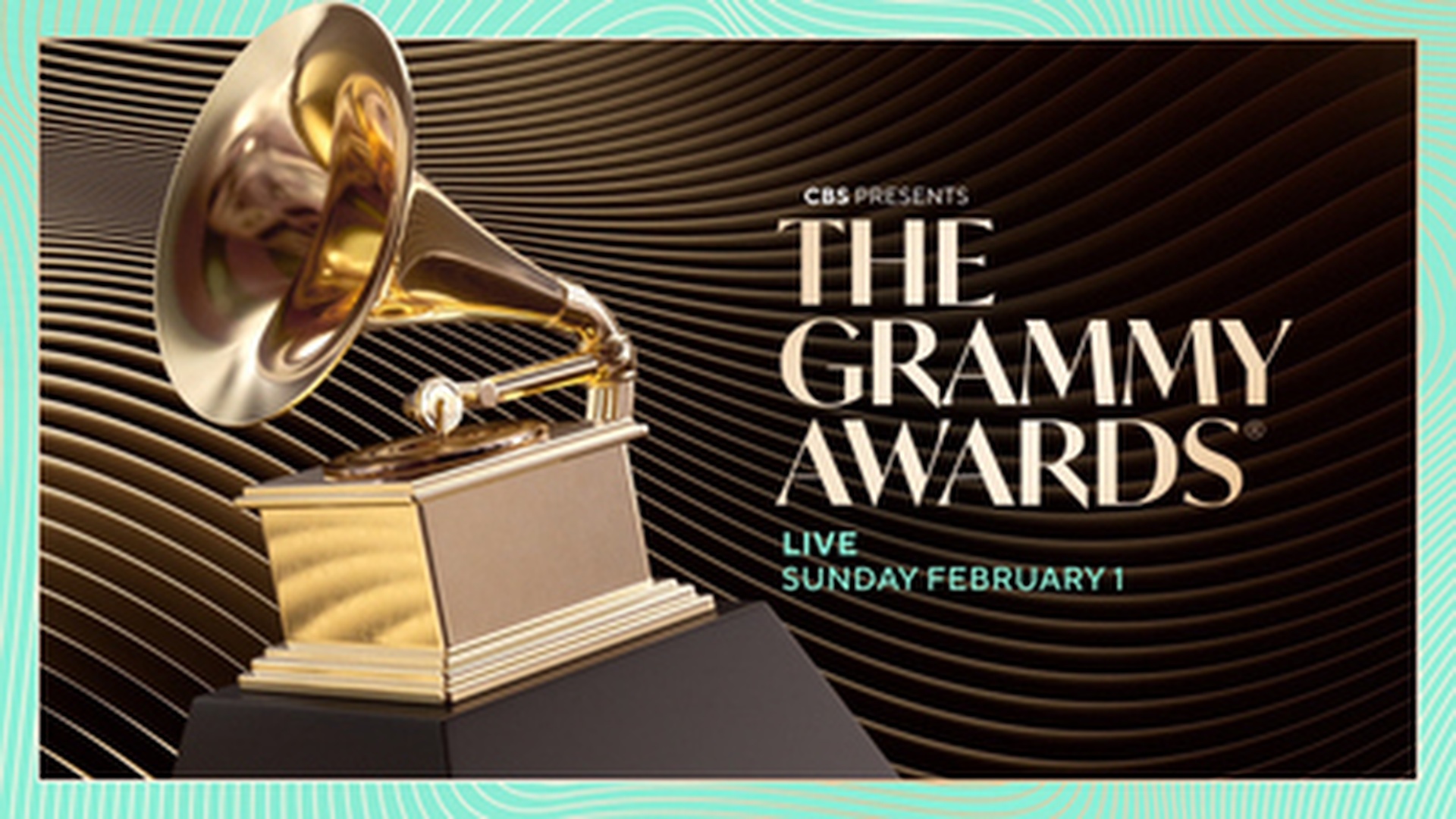 Promotional image for the Grammys 2026