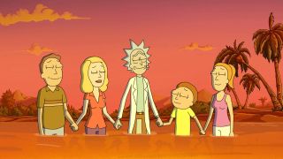 The Smith family on Rick and Morty