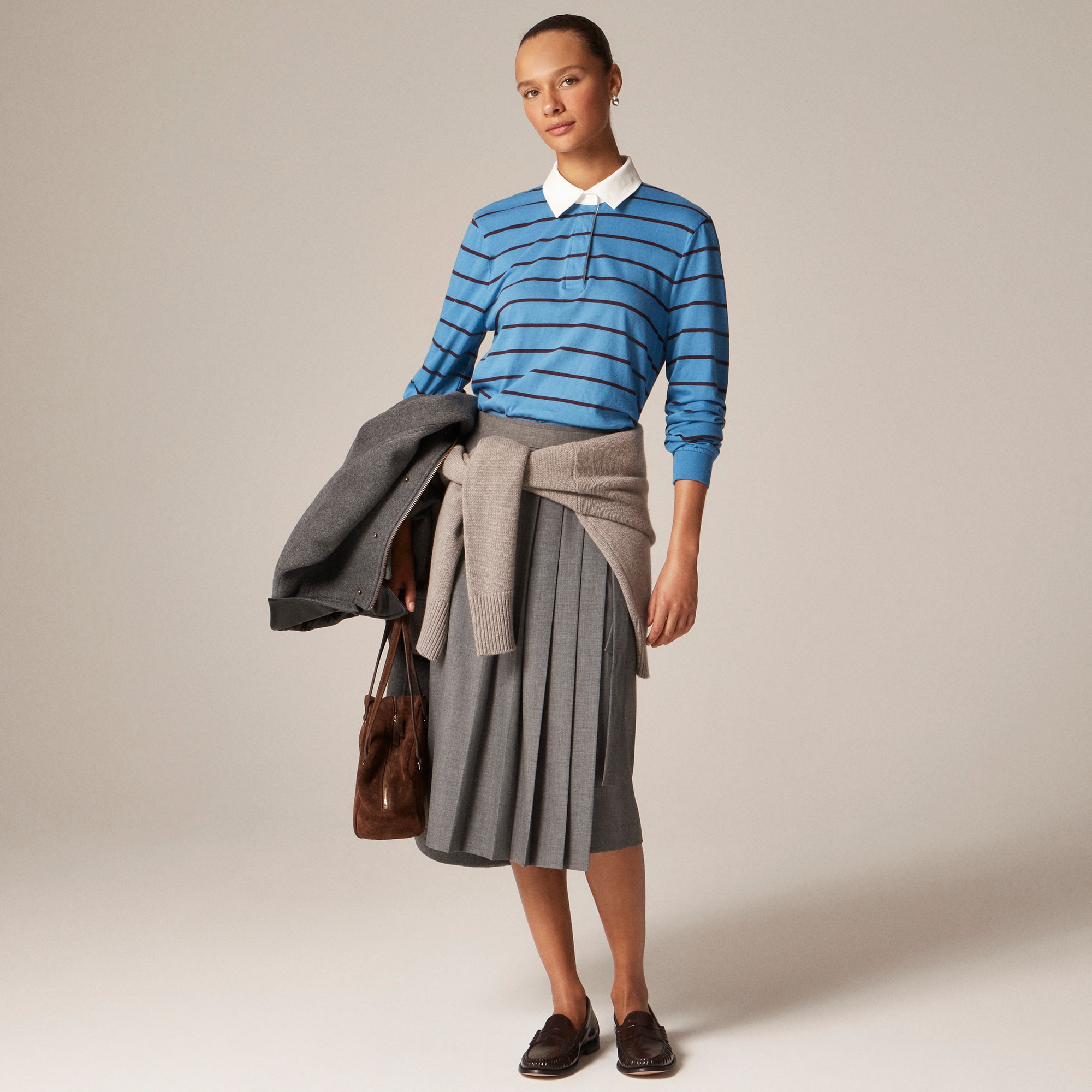 Vintage Jersey Rugby T-Shirt in Stripe