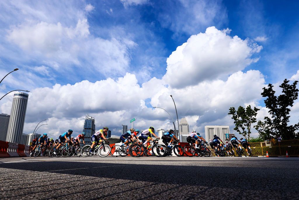 The Tour de France Singapore Criterium was held in the heat
