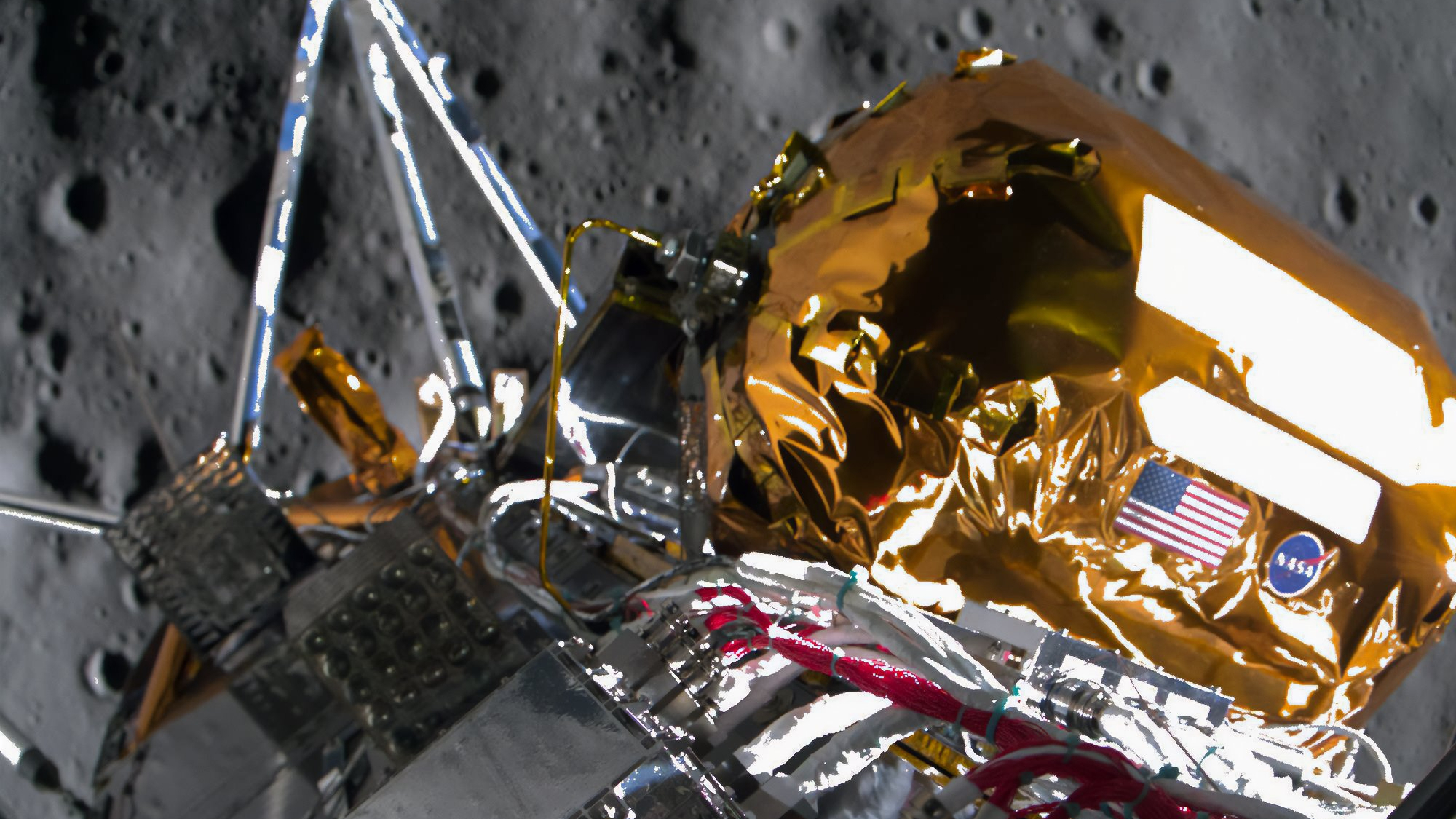 Intuitive Machines’ Odysseus probe beams home more photos from historic moon landing Space