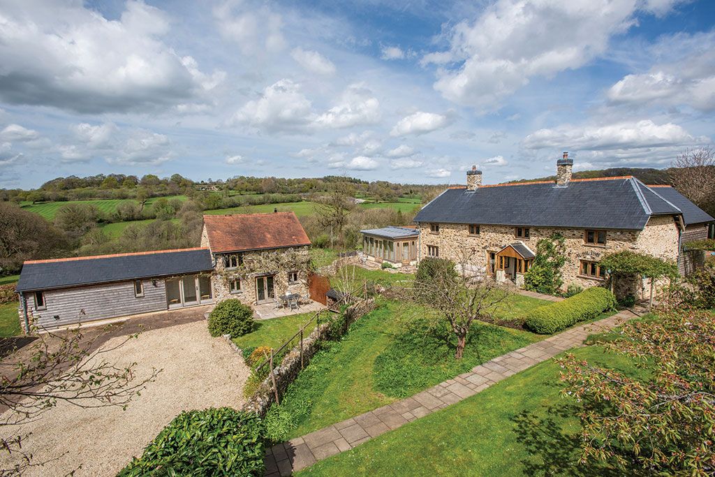 Smallholding for sale: Brimley Farm, Churchstanton, Taunton, Somerset.