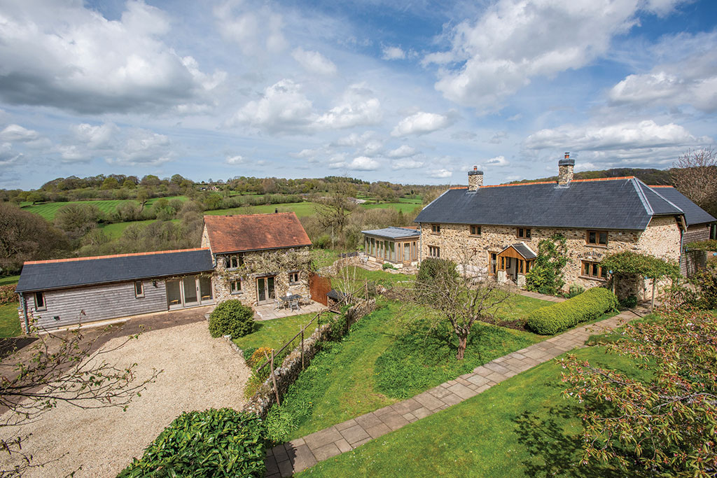 Smallholding for sale: Brimley Farm, Churchstanton, Taunton, Somerset.