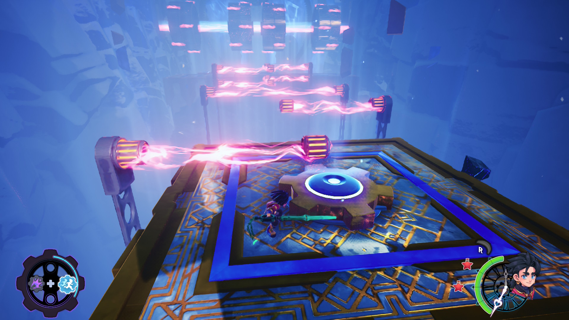 Screens from a Switch 2 fantasy video game