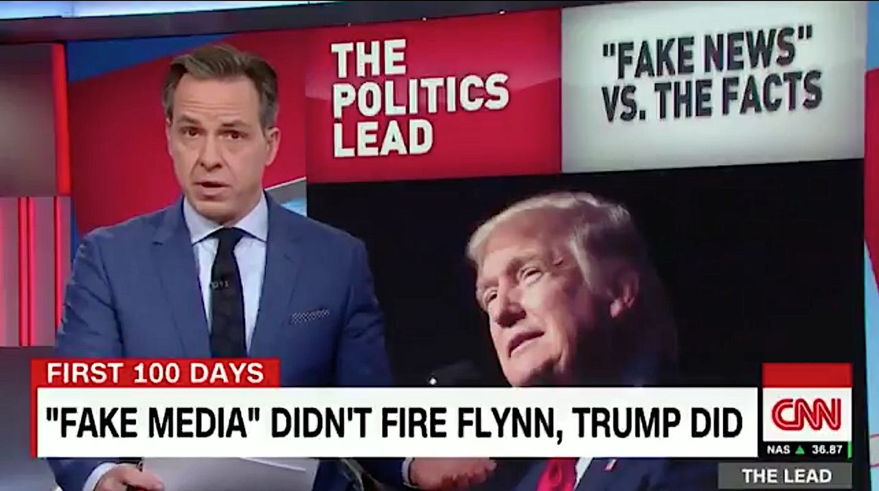 Jake Tapper schools Trump on leaks, conspiracy theories