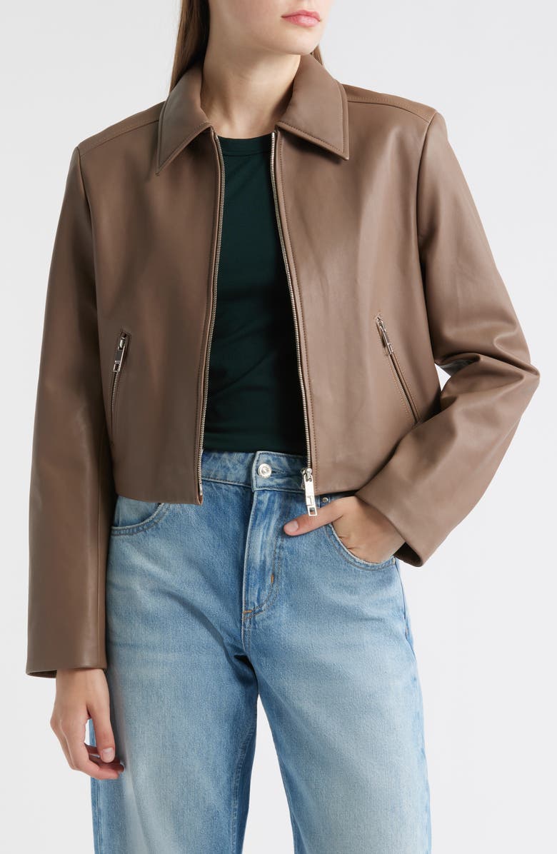 Salerena Lambskin Leather Jacket