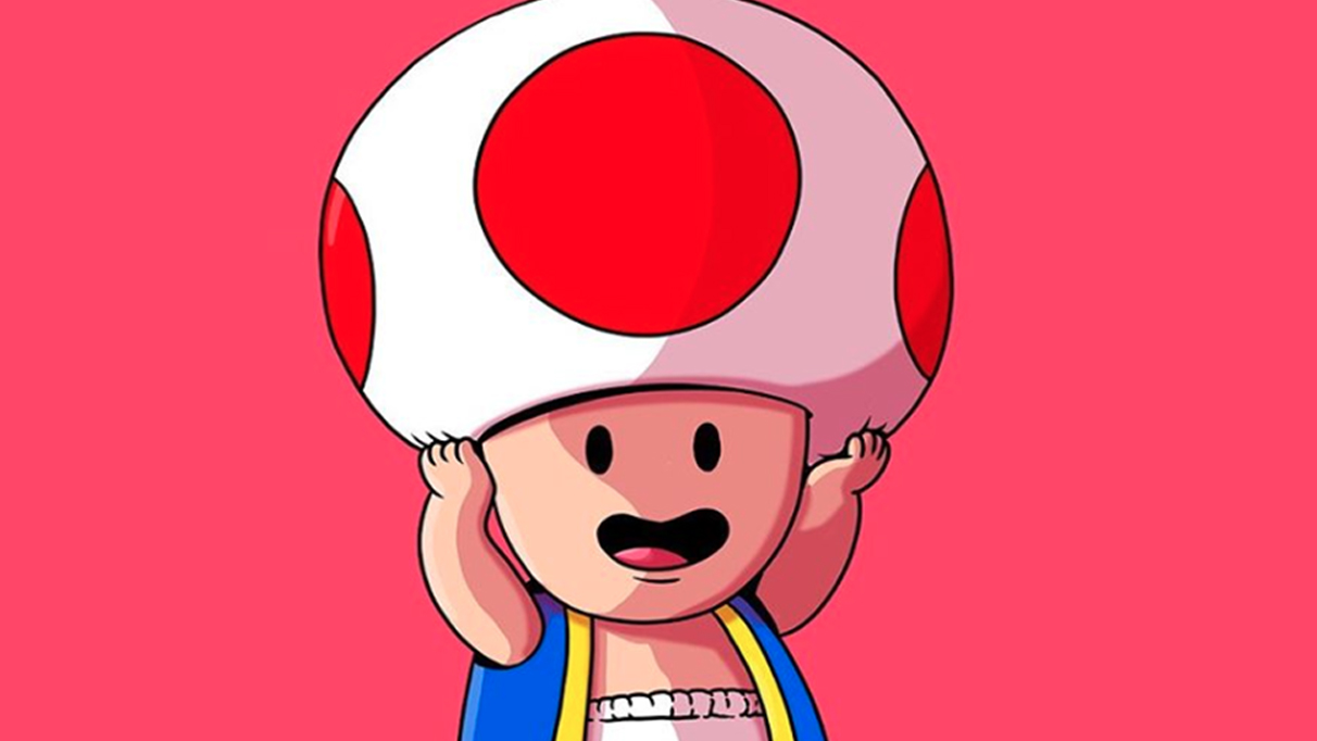 Toad Takes His Hat Off And What S Underneath Is Horrifying Creative Bloq - blue mushroom hat roblox
