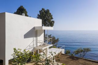 At eileen gray's house in south of France, looking towards the sea