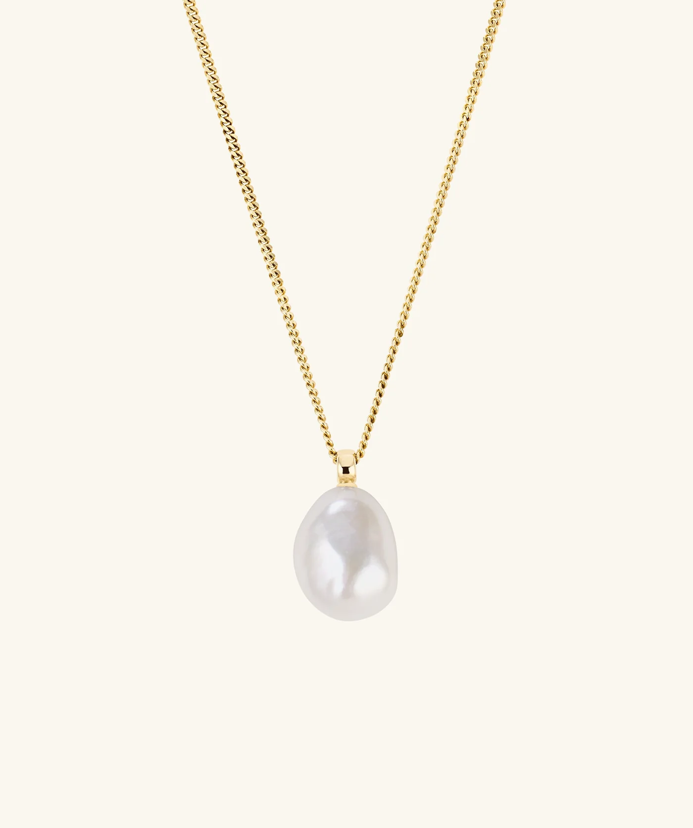 mejuri, Bold Pearl Pendant Necklace