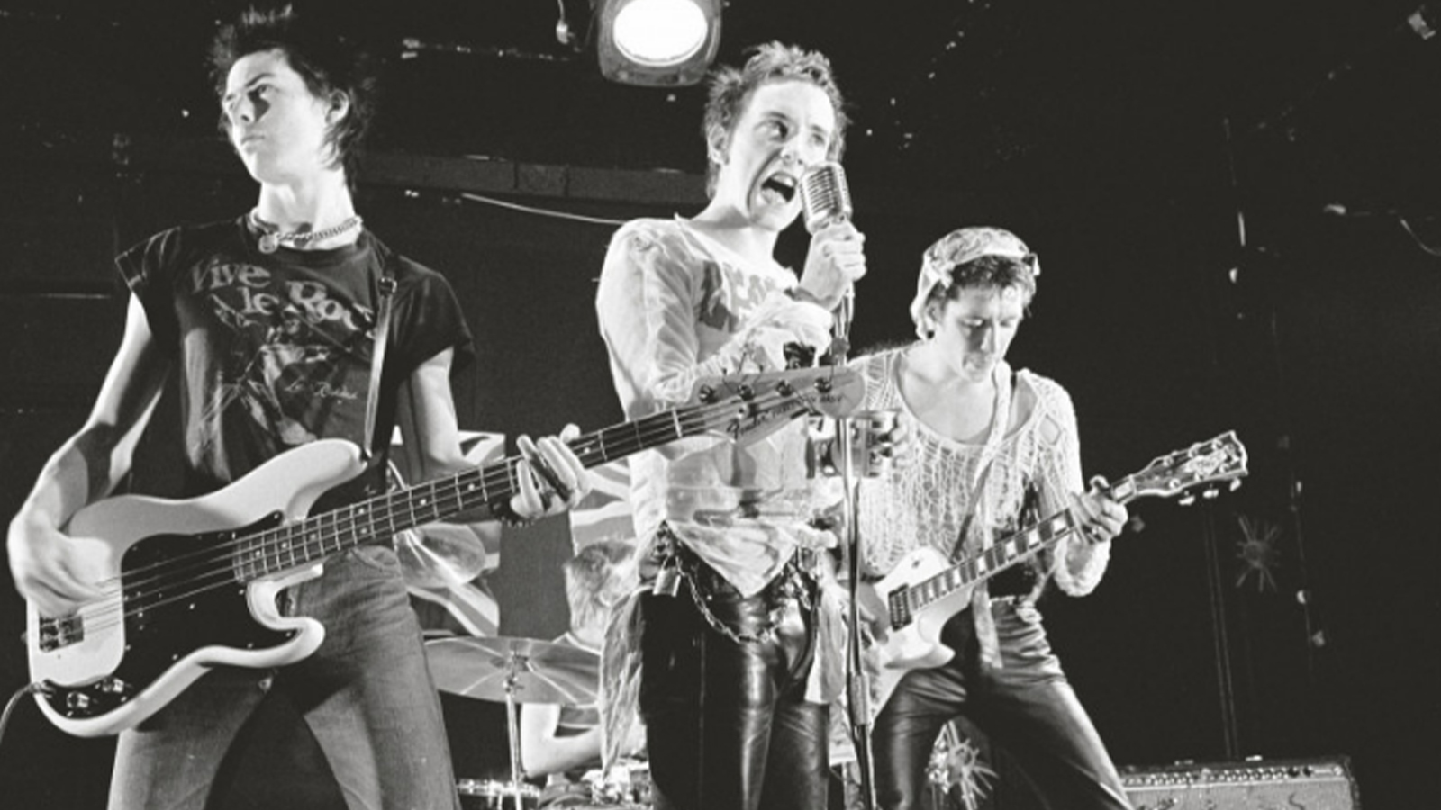 Dennis Morris, The Sex Pistols, the Marquee Club, Soho, London, 23 July 1977 © Dennis Morris