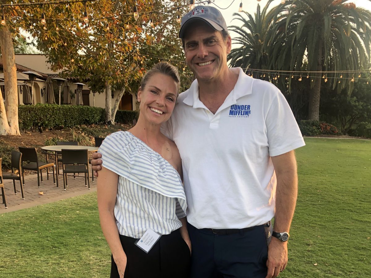 Special guests Tiffany Jones and Andy Buckley