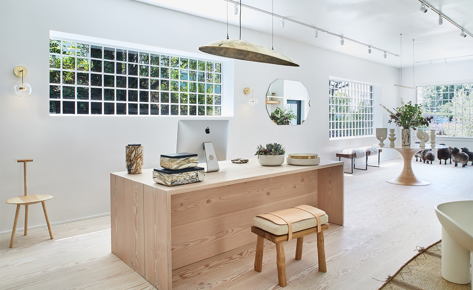 Shop floor at Garde design store in Santa Barbara