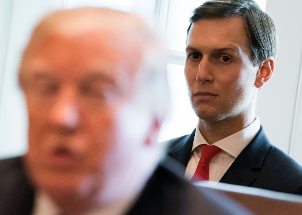 Jared Kushner stands behind President Trump