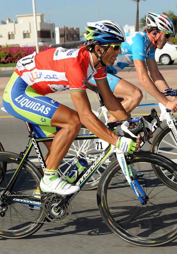 Daniele Bennati, the overall leader in Oman