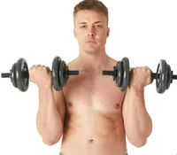 Athletic Workds Athletic Works 40lb Adjustable Cast Iron Dumbbell Set Athletic Workds Athletic Works 40lb Adjustable Cast Iron Dumbbell Set