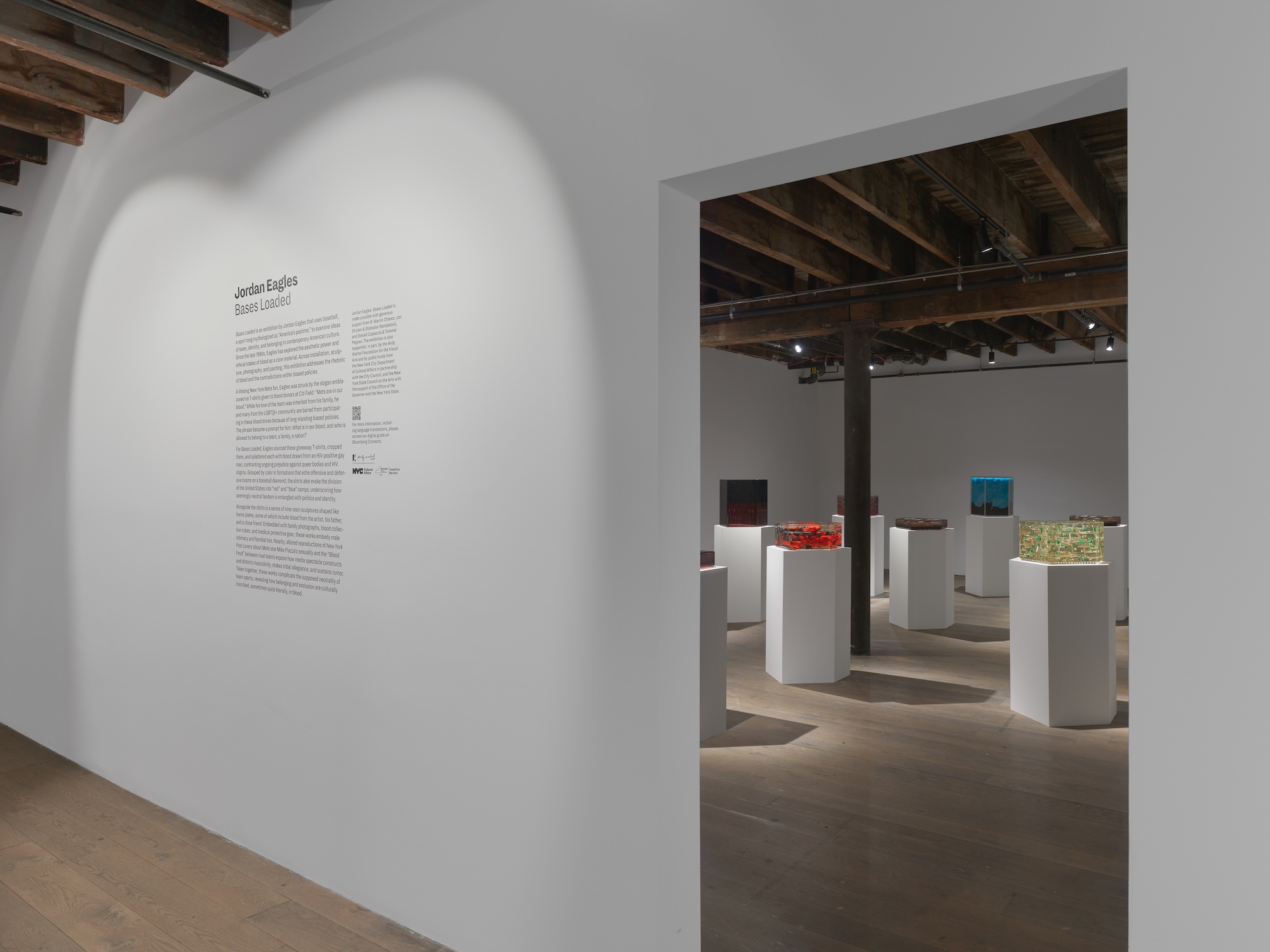 jordan eagles pioneer works bases loaded installation view