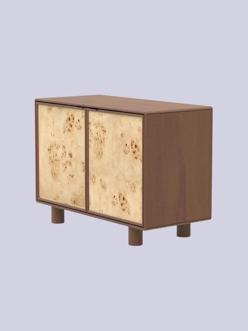 Aurea Burl Two Door Cabinet