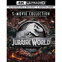 Jurassic World 5-Movie 4K Blu-ray $75 $43 at Amazon (save $32)