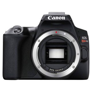 Canon EOS Rebel SL3 on a white background