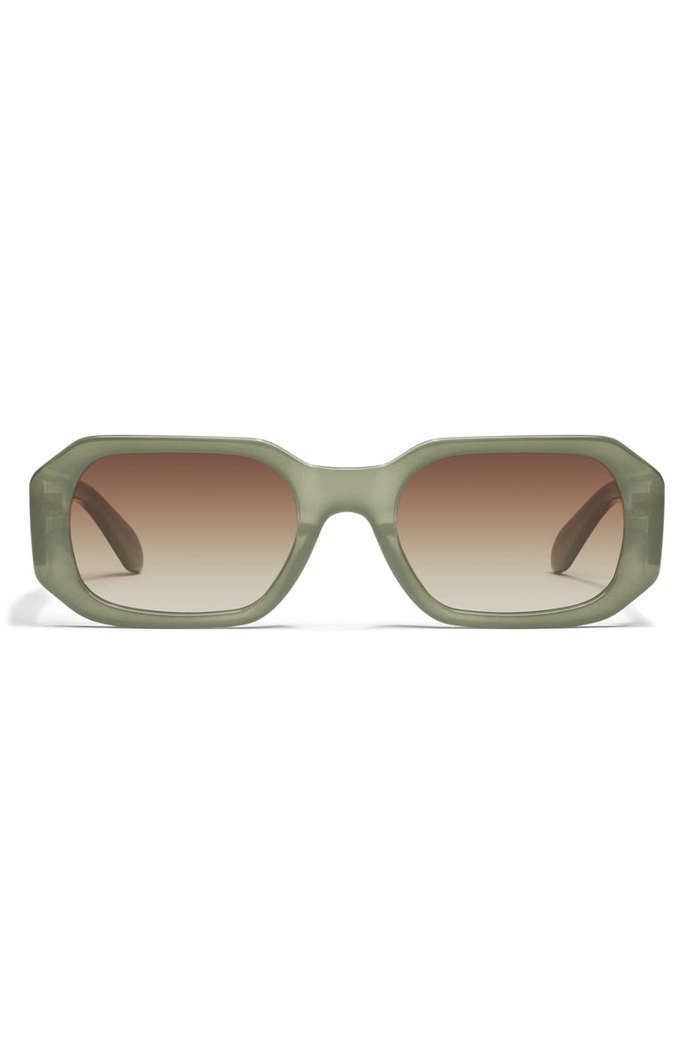 Hyped Up 53mm Gradient Square Sunglasses