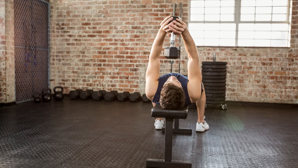 dumbell pull over workout