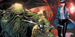 Swamp Thing, Detective Chimp, among others joined Zatanna in Justice League Dark