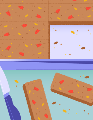 Illustration of flapjacks