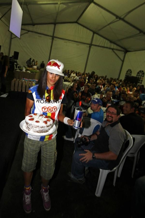 The racing is done. Time for some cake.