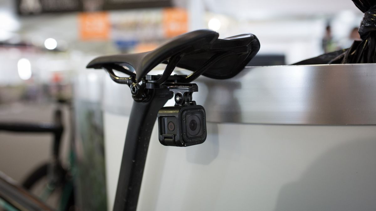 A few of the Bora-Hansgrohe riders had GoPro's on their bikes, however, the mechanics tell us it's just for training