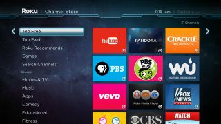 The top free feature in Roku's Channel Store