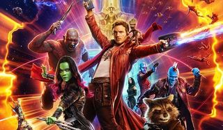 Guardians of the Galaxy Vol. 2 colorful action poster