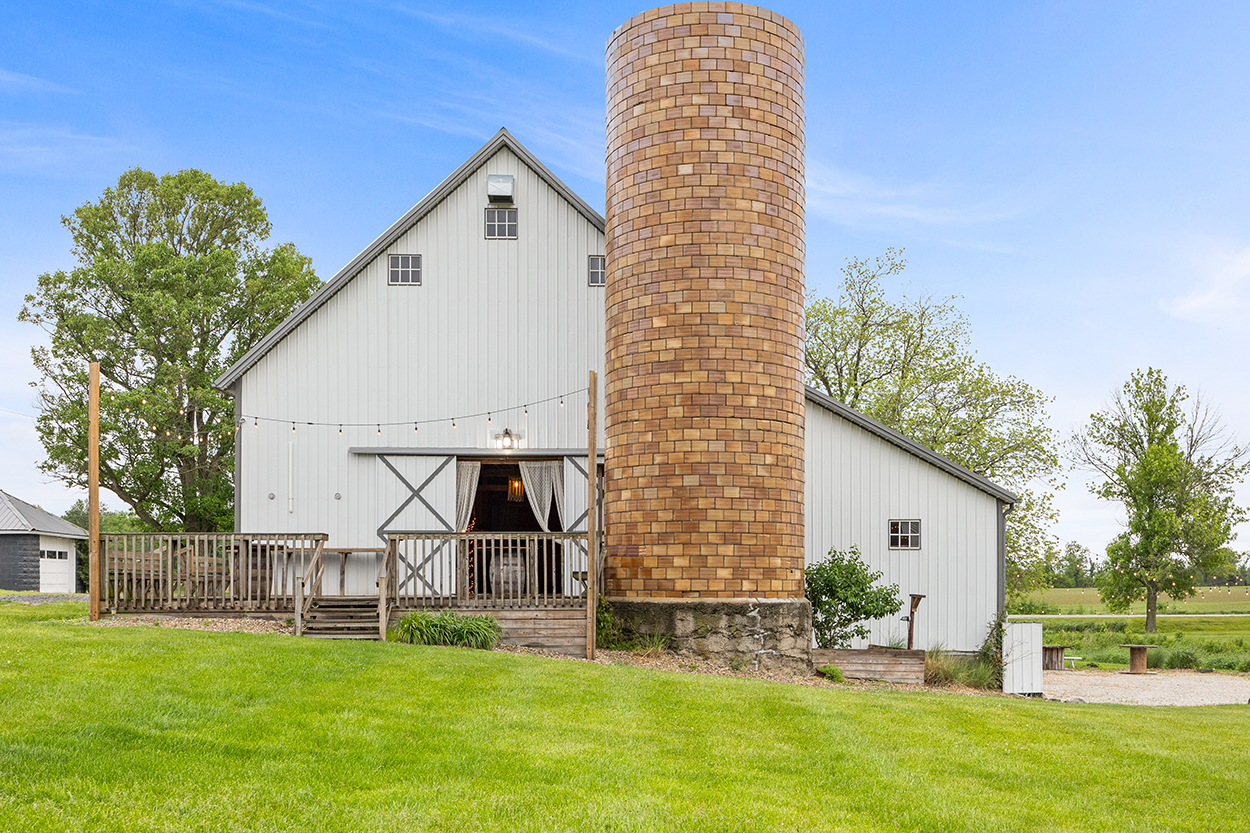 Barn and silo exterior