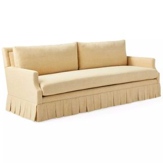 box pleat sofa