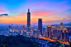 Sunset of Taipei, Taiwan - an emerging market