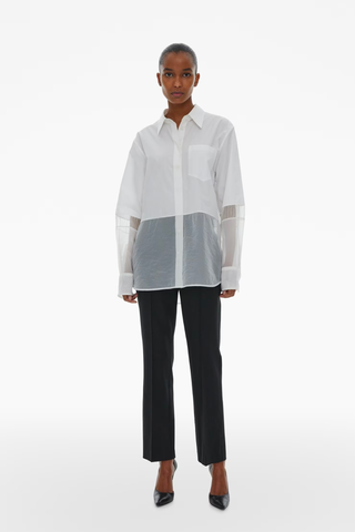 Sheer Trend 2023 | Helmut Lang Combo Shirt 