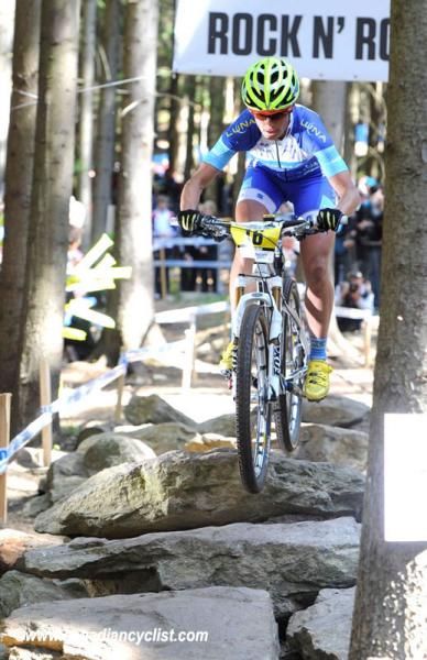 Katerina Nash (Luna Pro Team) was the early leader