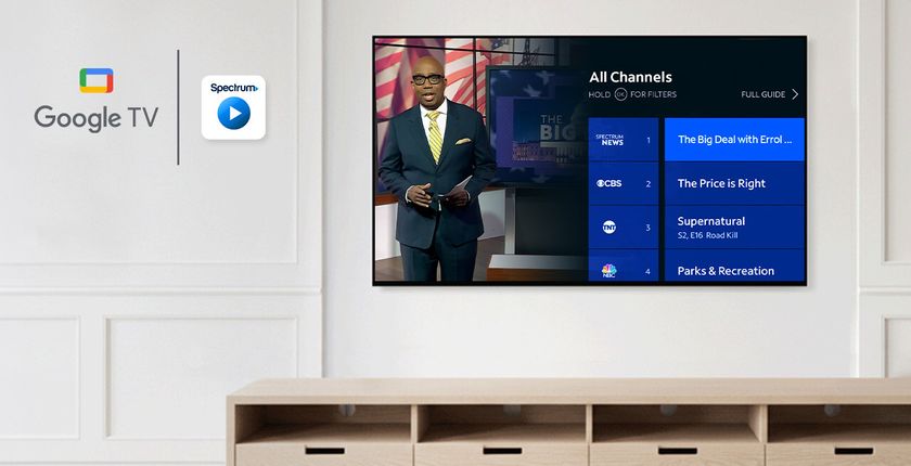 Screen shot of the Spectrum TV app